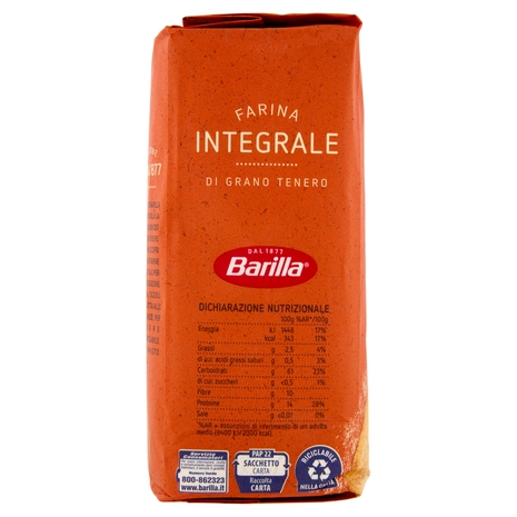 Barilla Farina Integrale di Grano Tenero 1000 g