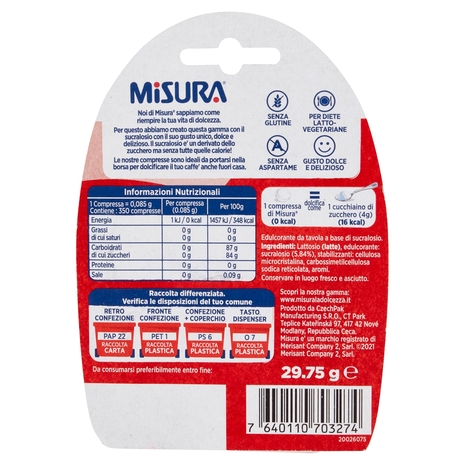 Misura 350 compresse 29,75 g