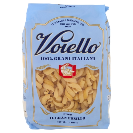Voiello Pasta Il Granfusillo N°180 grano Aureo 100% italiano Trafilata bronzo 500g