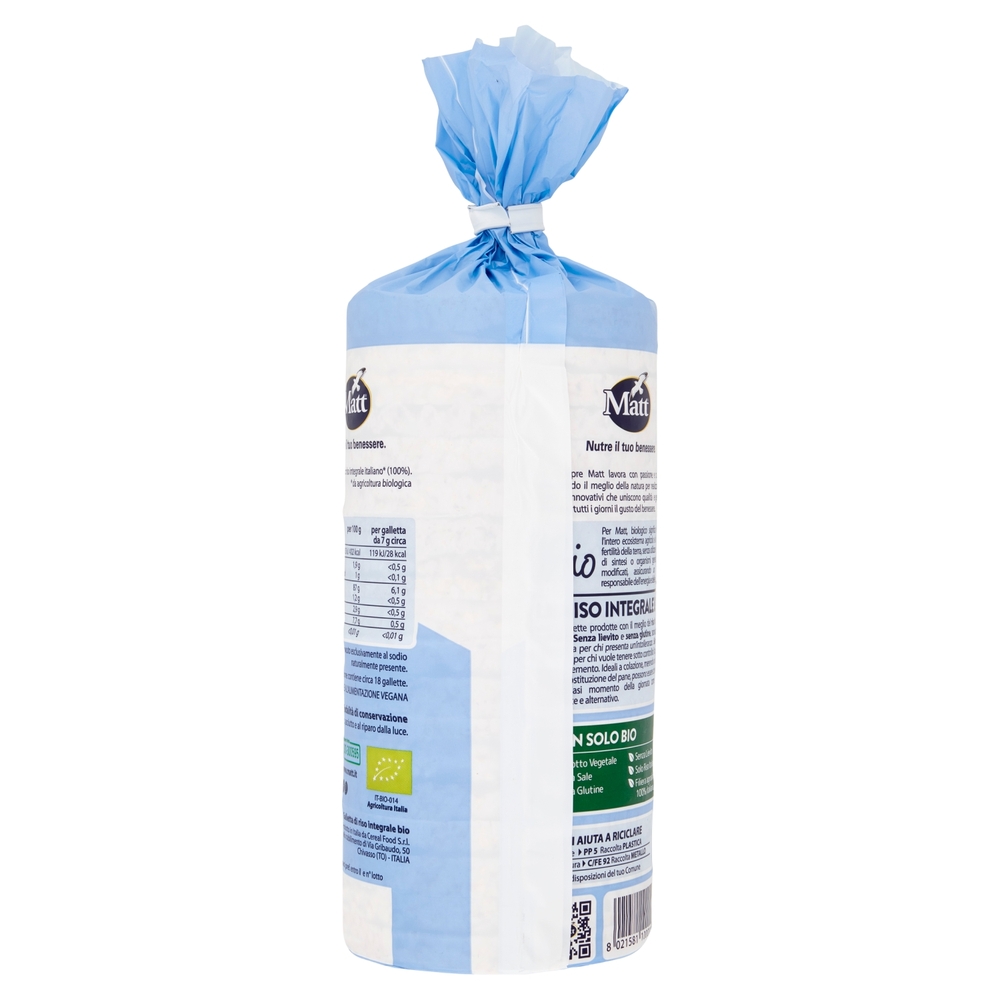 Matt non solo pane le Riso integrale bio 120 g