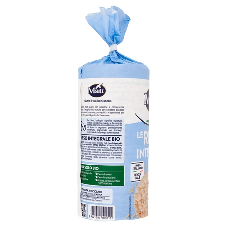 Matt non solo pane le Riso integrale bio 120 g