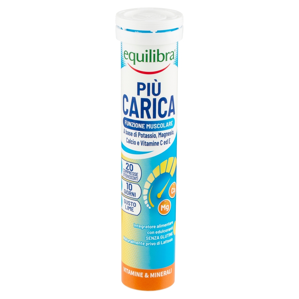 equilibra Più Carica Funzione Muscolare 20 Compresse Effervescenti 90 g