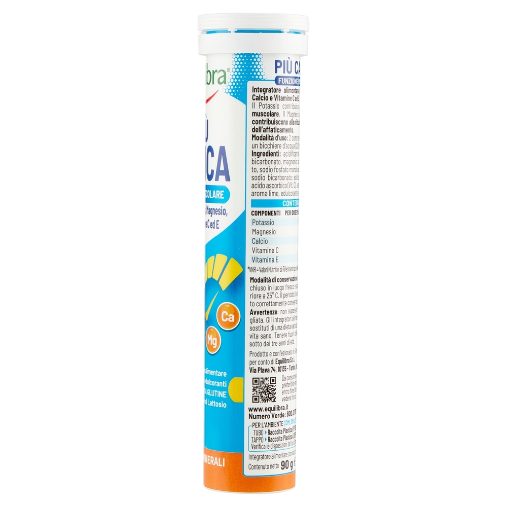equilibra Più Carica Funzione Muscolare 20 Compresse Effervescenti 90 g