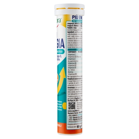 equilibra Più Energia Metabolismo Energetico 20 Compresse Effervescenti 90 g