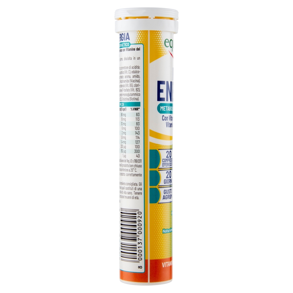 equilibra Più Energia Metabolismo Energetico 20 Compresse Effervescenti 90 g