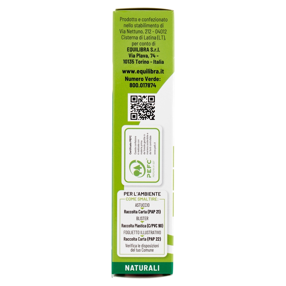equilibra Ginseng Tono ed Energia 60 Capsule Vegetali Naturali 19,2 g