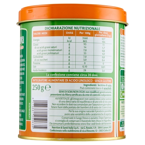 Céréal Lecinova, Integratore Alimentare per il controllo del Colesterolo, con Omega 6 - 250g
