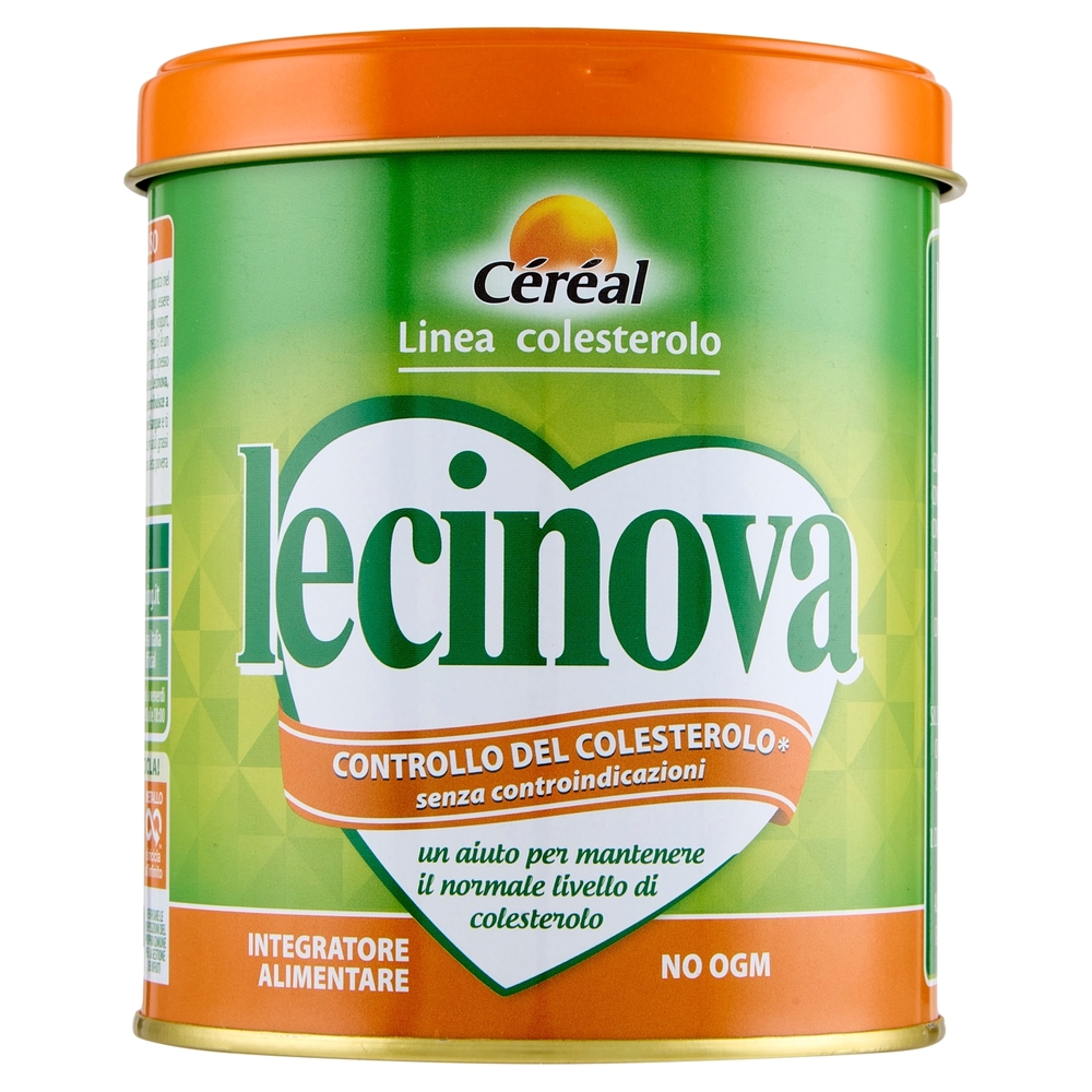 Céréal Lecinova, Integratore Alimentare per il controllo del Colesterolo, con Omega 6 - 250g