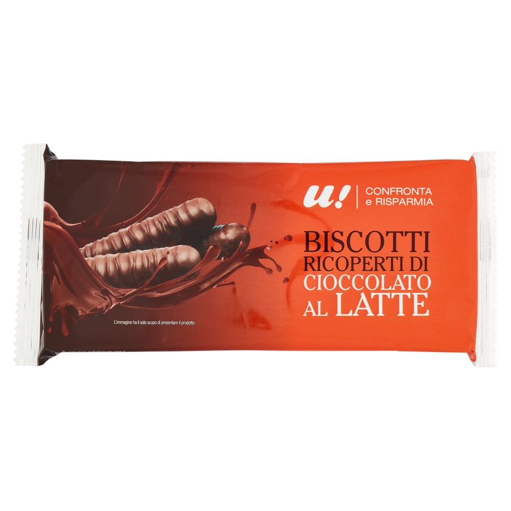 Biscotti Ricoperti di Cioccolato al Latte U! Confronta e Risparmia