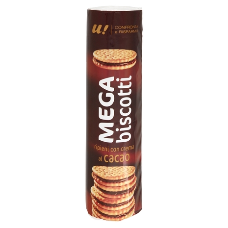 Mega Biscotti Ripieni con Crema al Cacao U! Confronta e Risparmia