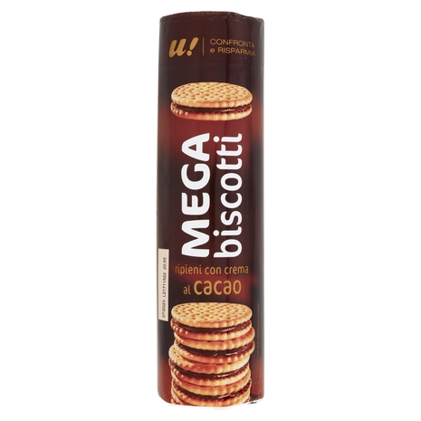 Mega Biscotti Ripieni con Crema al Cacao U! Confronta e Risparmia