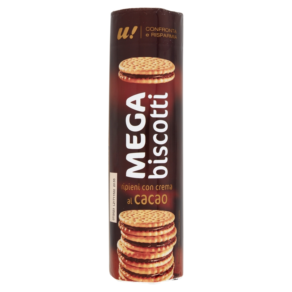 Mega Biscotti Ripieni con Crema al Cacao U! Confronta e Risparmia