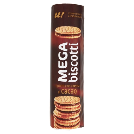 Mega Biscotti Ripieni con Crema al Cacao U! Confronta e Risparmia