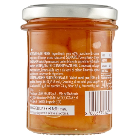 Mostarda di Pere Il Viaggiator Goloso