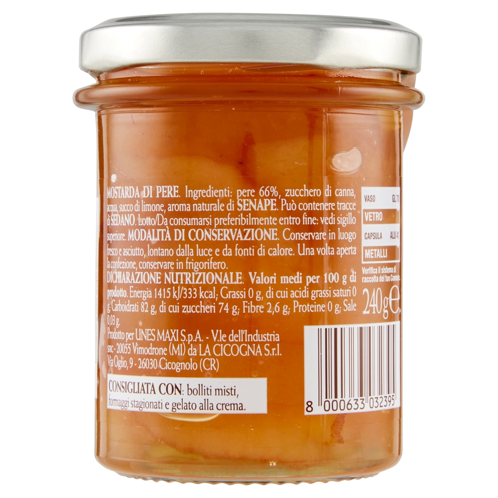Mostarda di Pere Il Viaggiator Goloso