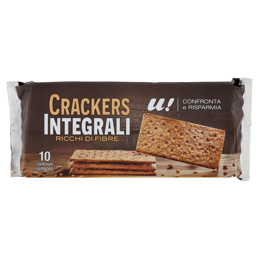 Crackers Integrali Ricchi di Fibre U! Confronta e Risparmia