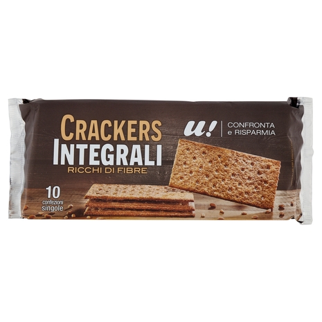 Crackers Integrali Ricchi di Fibre U! Confronta e Risparmia
