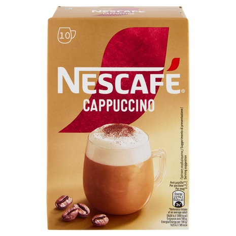 NESCAFÉ Cappuccino Solubile, 10 Bustine 140g