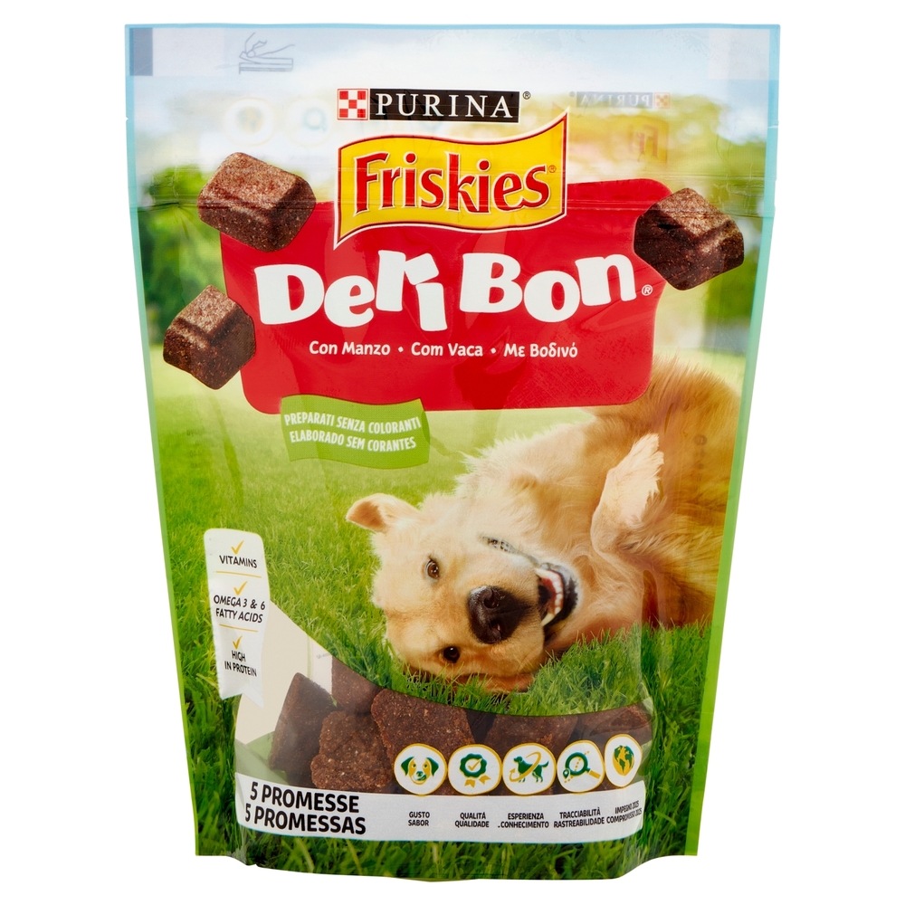PURINA FRISKIES Delibon Snack cane con Manzo busta 130 g