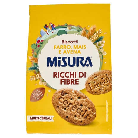 Misura Multicereali Biscotti Farro, Mais e Avena 330 g