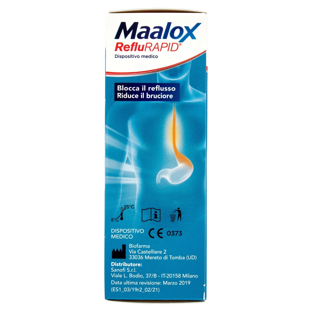 Maalox RefluRapid Bustine Monodose 20 x 10 ml