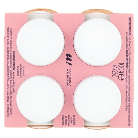 4 Monoporzioni Confettura Extra di Fragole U! Confronta e Risparmia