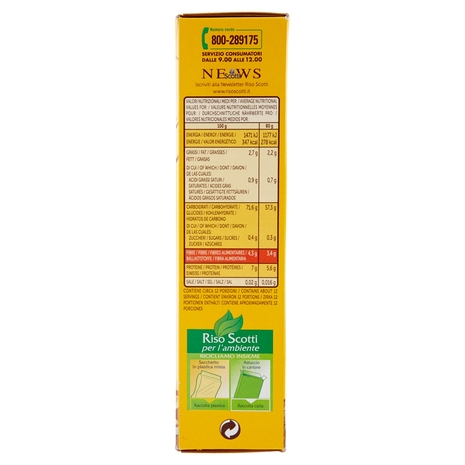 Riso Scotti Integrale 10' Più Gusto e Fibra* 1 kg