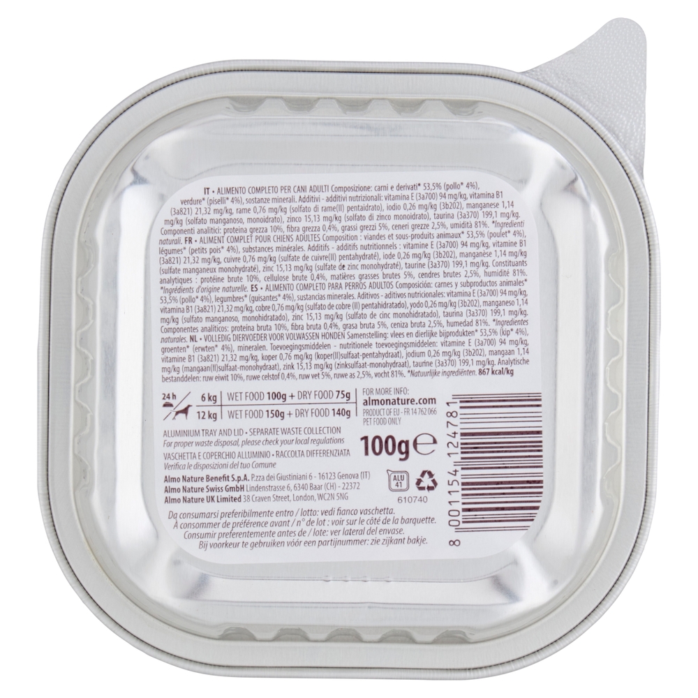 almo nature Daily con Pollo e Piselli 100 g