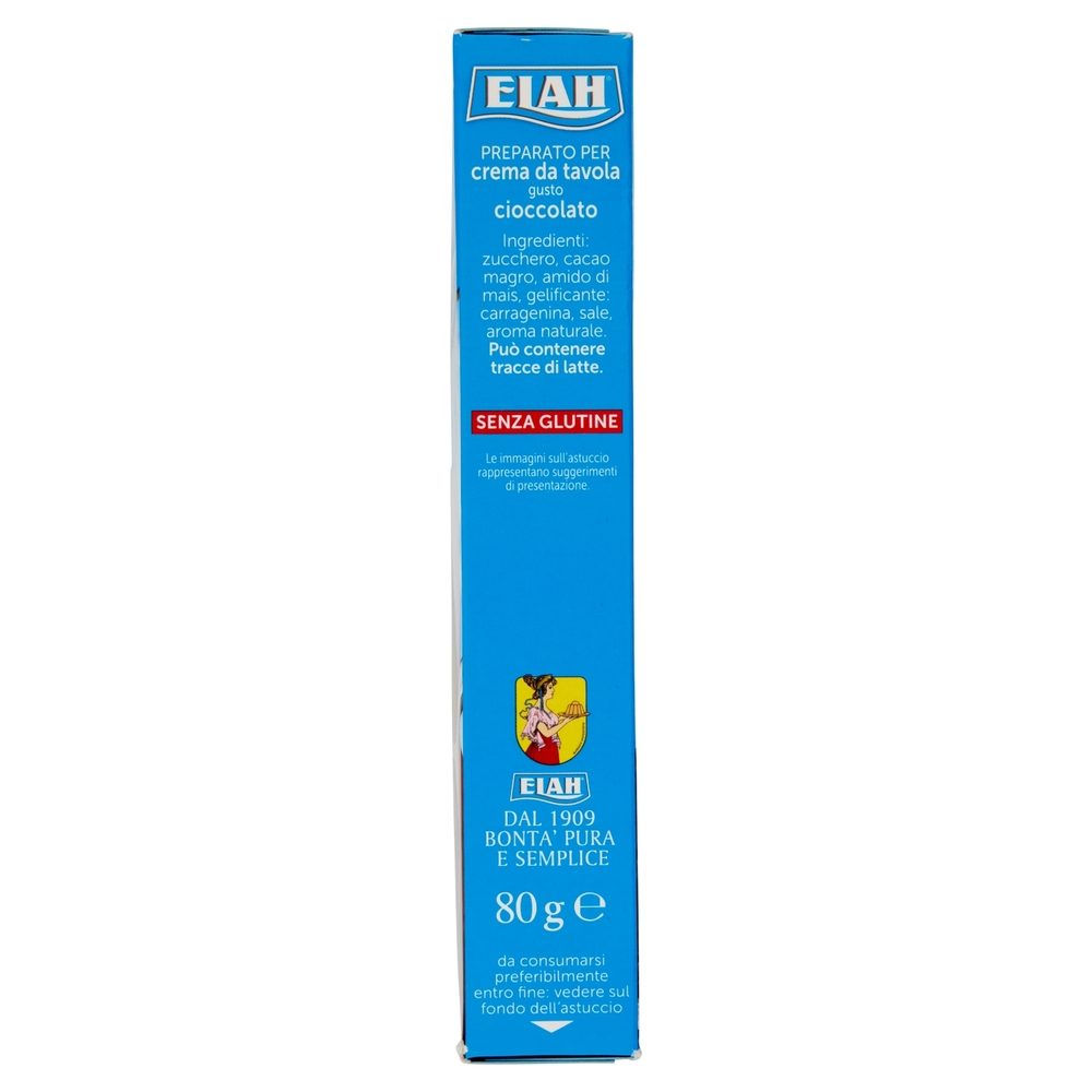 Elah Preparato per Crema da Tavola Gusto cioccolato 80 g
