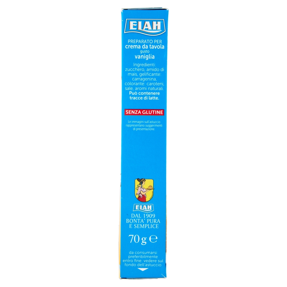 Elah Preparato per Crema da Tavola Gusto vaniglia 70 g