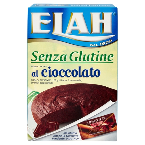 Elah Senza Glutine Preparato per Torta al cioccolato 282 g