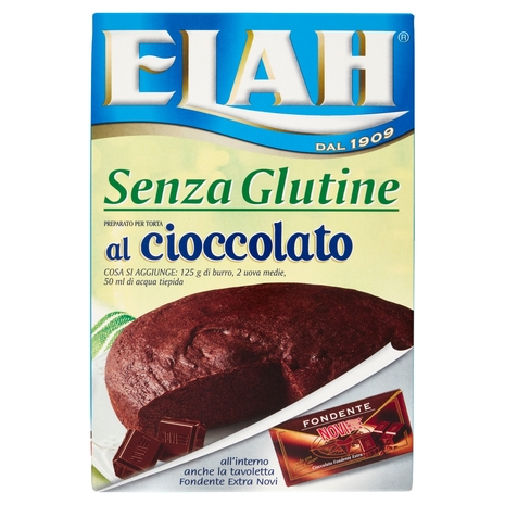 Elah Senza Glutine Preparato per Torta al cioccolato 282 g