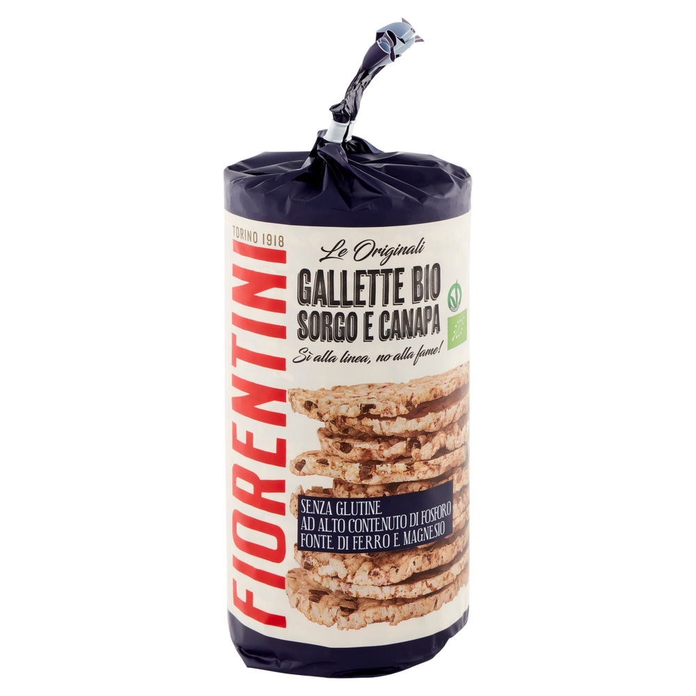 Fiorentini le Originali Gallette Bio Sorgo e Canapa 120 g