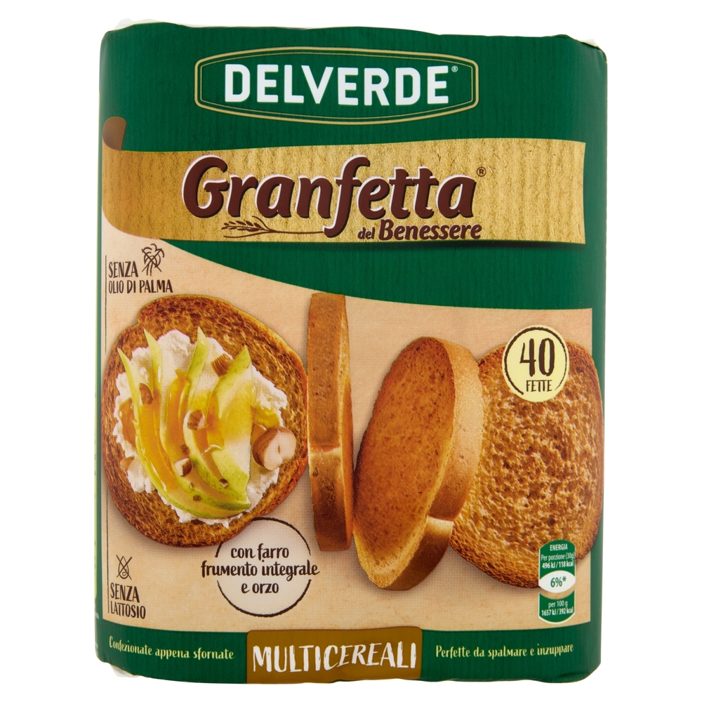 Sansepolcro Toscana Granfetta del Benessere Multicereali 40 fette 300 g