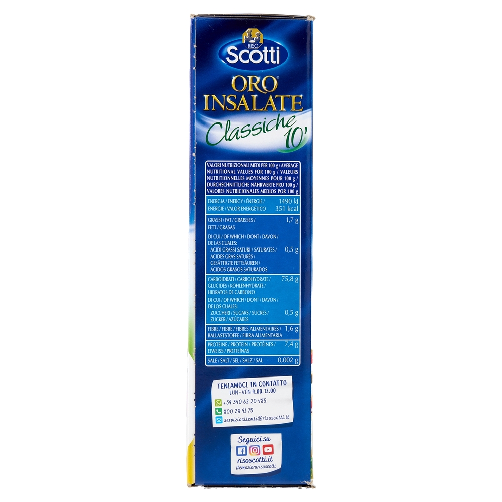 Riso Scotti Oro Insalate Classiche 10' 1 kg