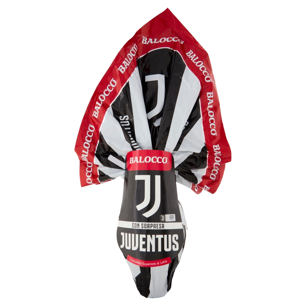 Balocco Uovo di Cioccolato Finissimo al Latte Juventus 240 g