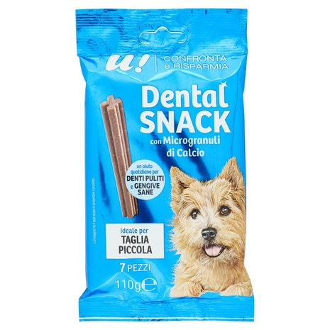 Dental Snack Cane Piccolo con Microgranuli di Calcio U! Confronta e Risparmia