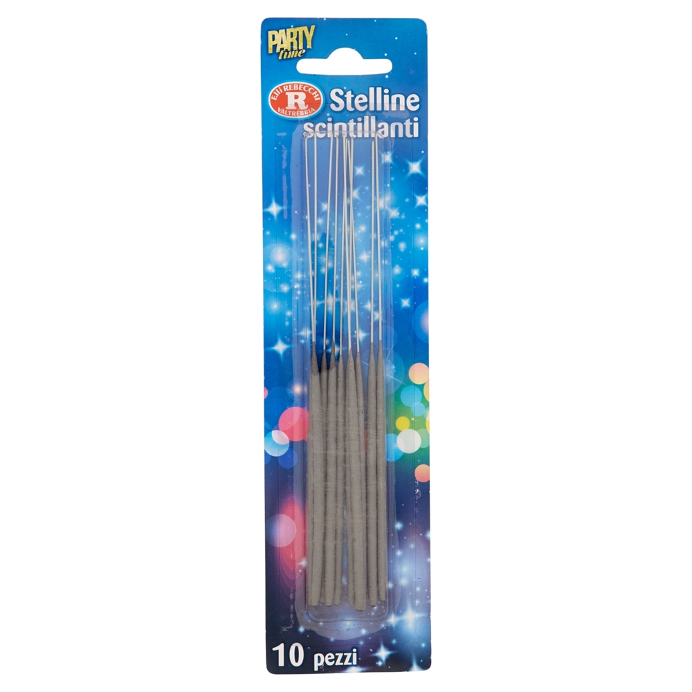 F.lli Rebecchi Valtrebbia Party time Stelline scintillanti 10 pz