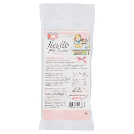 Mariarosa Lievito con pasta madre Disidratata 2 x 30 g