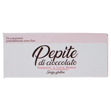 Mariarosa Pepite di cioccolato Fondente, al Latte, Bianco 3 Buste 125 g