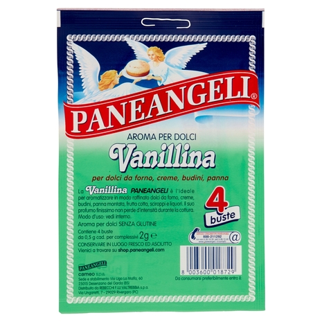 PANEANGELI Aroma per Dolci Vanillina 4 x 0,5 g