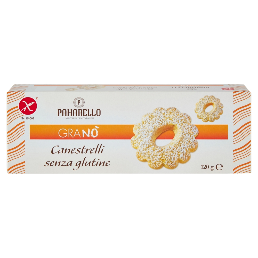 Panarello Granò Canestrelli senza glutine 120 g