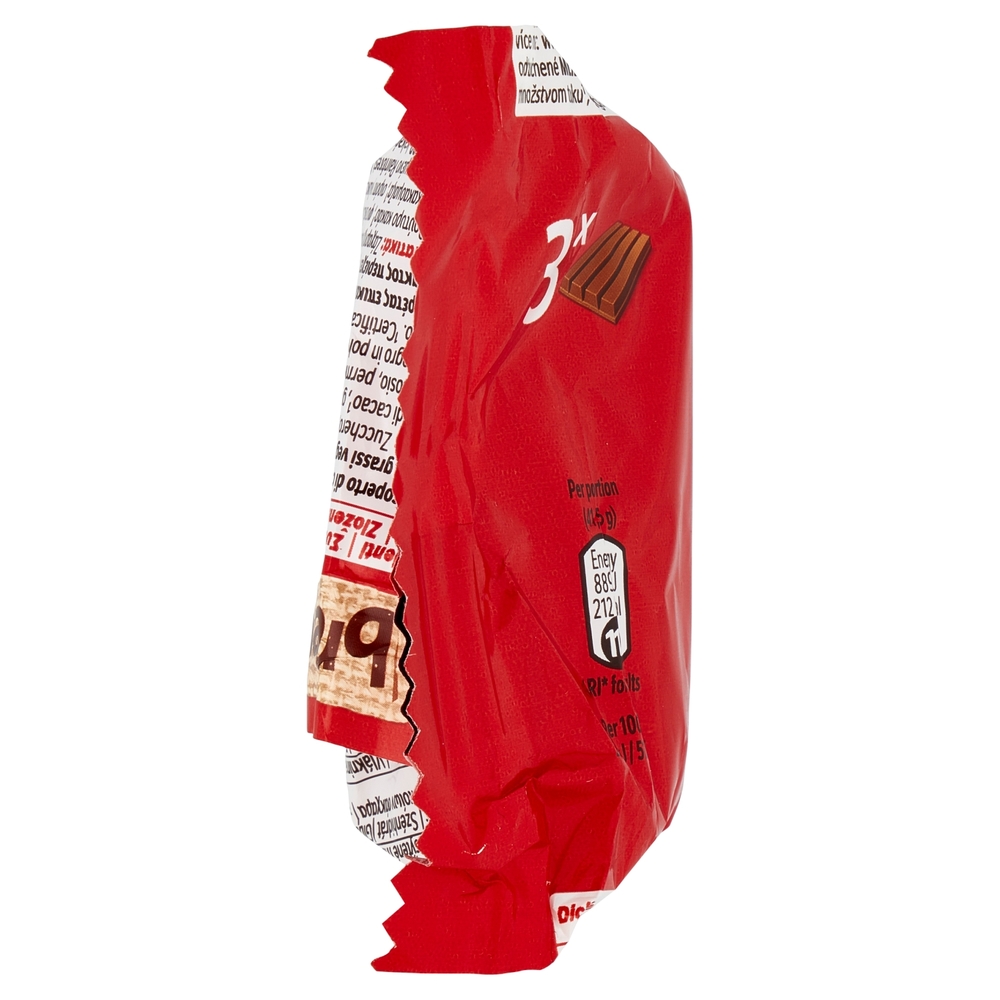 NESTLÉ KitKat Original Wafer croccante ricoperto da Cioccolato al latte 3 snack da 41,5 g