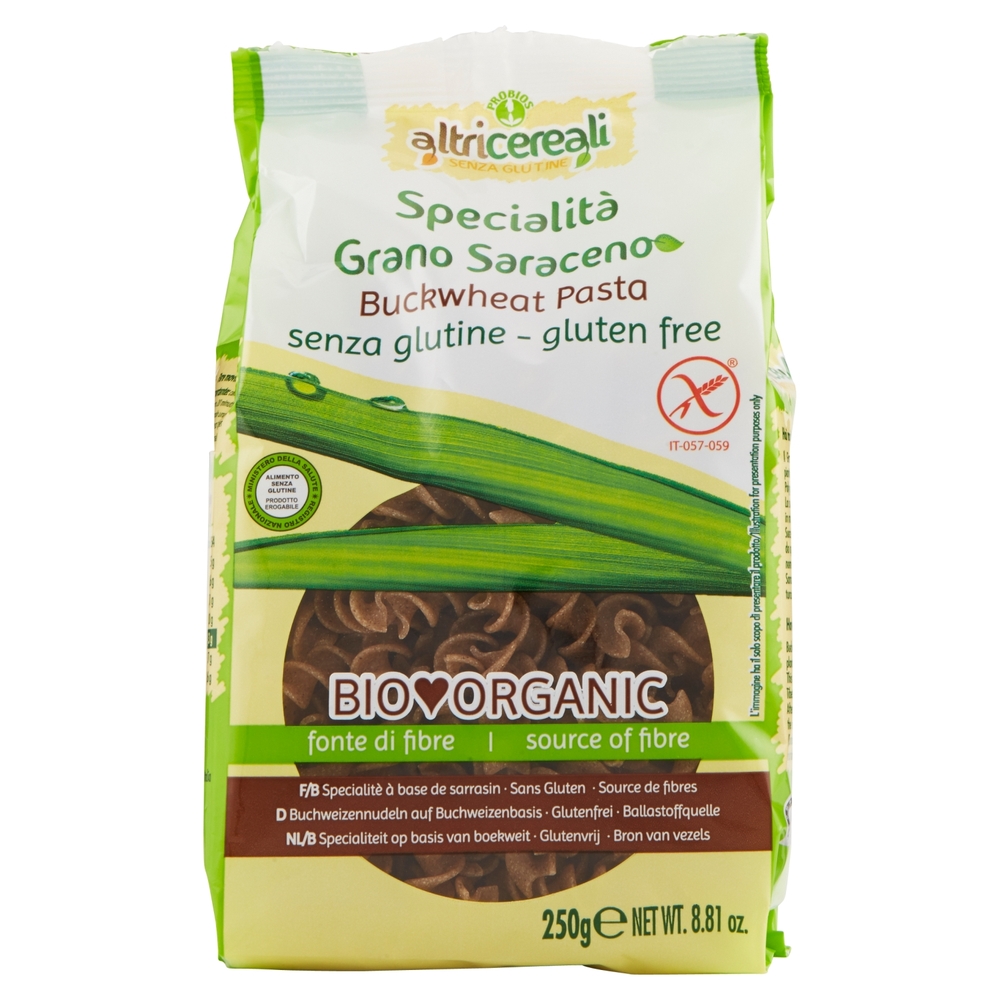 Probios altricereali senza glutine Specialità Grano Saraceno Fusilli 250 g