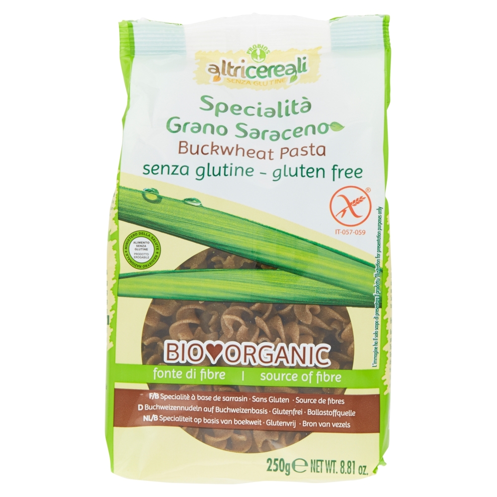 Probios altricereali senza glutine Specialità Grano Saraceno Fusilli 250 g