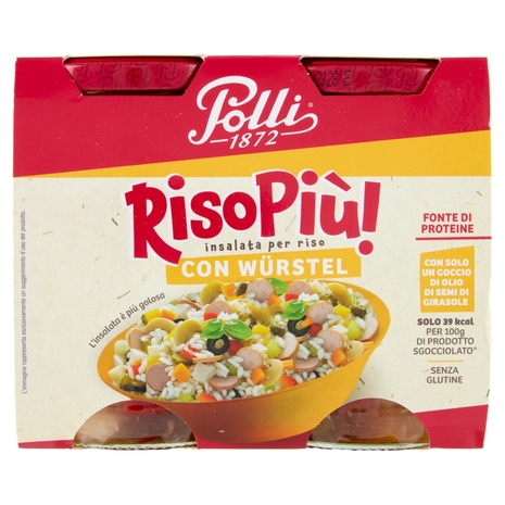 Polli RisoPiù con Wurstel 2 x 300 g