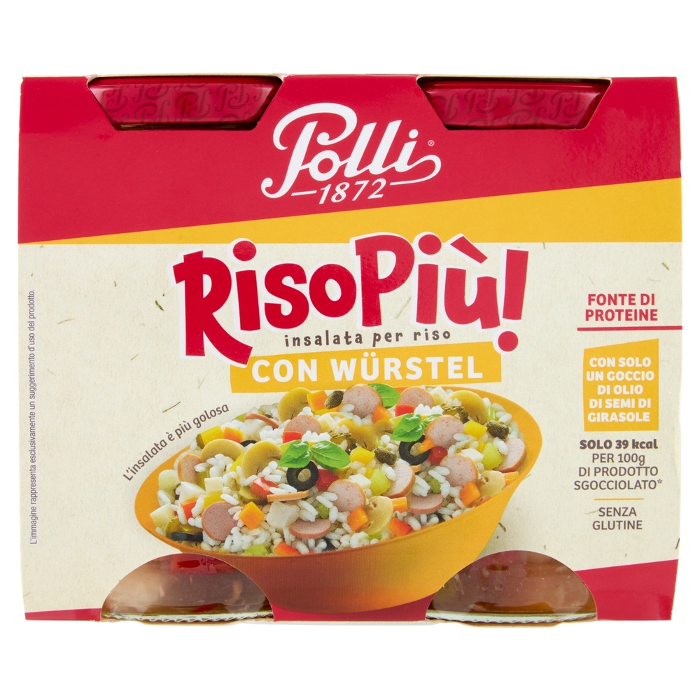 Polli RisoPiù con Wurstel 2 x 300 g