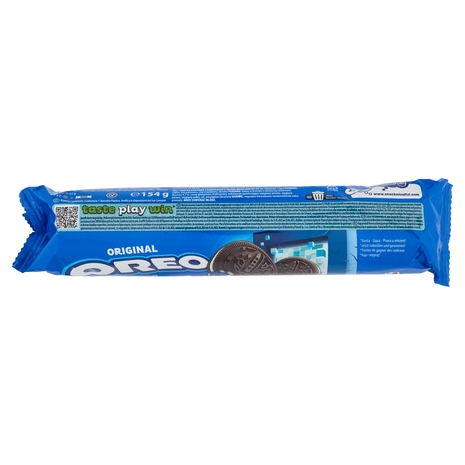 Oreo Original, biscotti al cacao magro ripieni di crema al gusto vaniglia - 154 g
