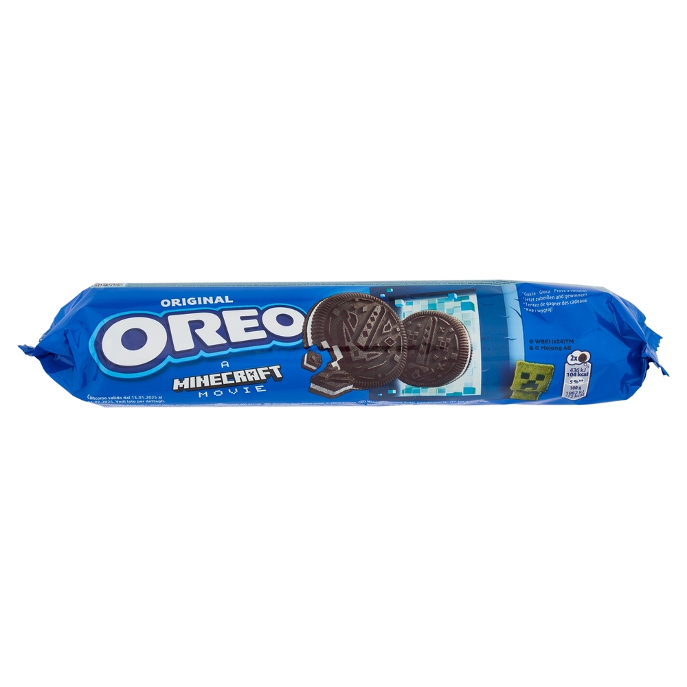 Oreo Original, biscotti al cacao magro ripieni di crema al gusto vaniglia - 154 g