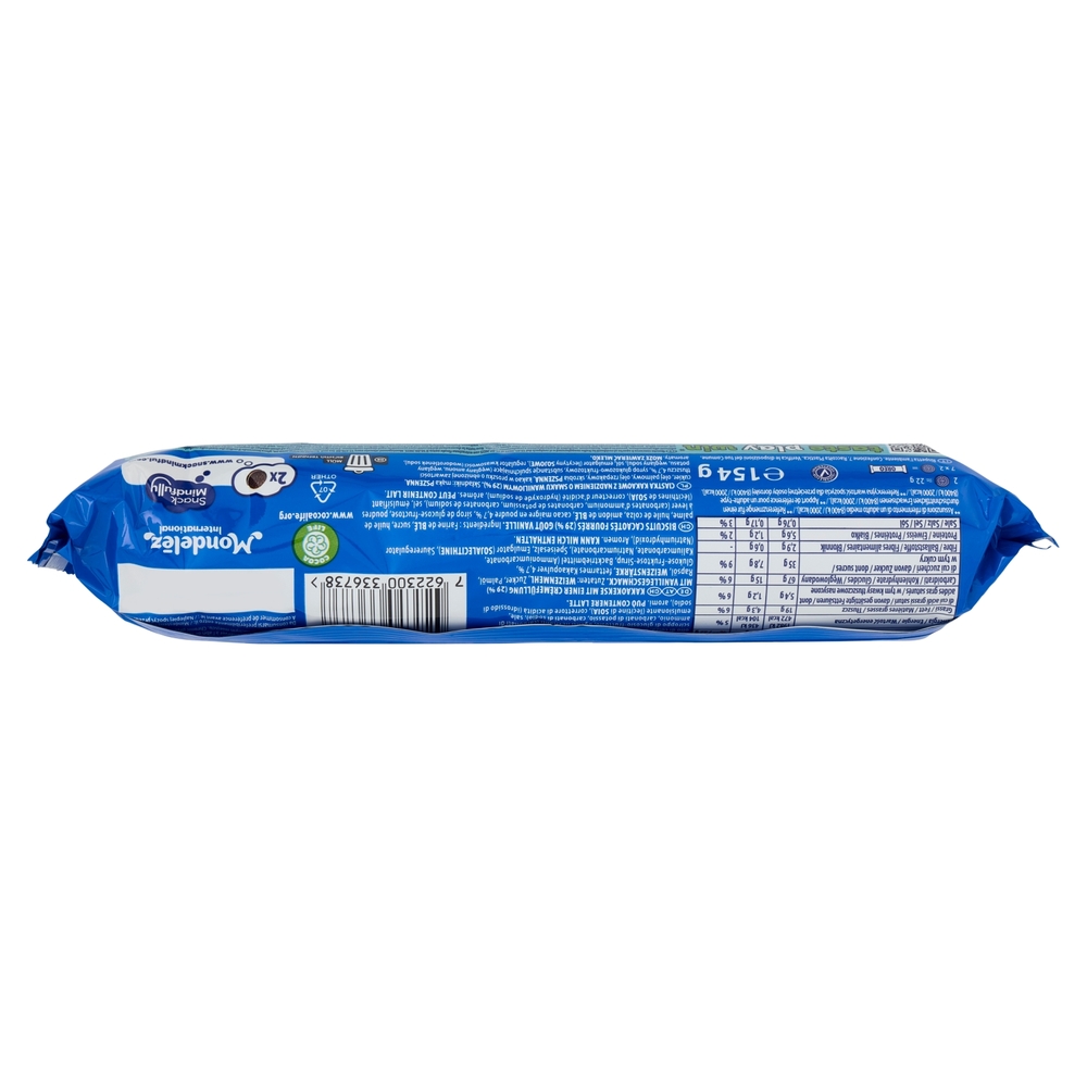 Oreo Original, biscotti al cacao magro ripieni di crema al gusto vaniglia - 154 g
